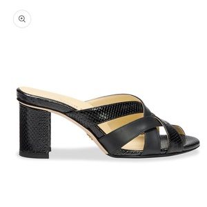NIB Sarah Flint Perfect Crisscross Sandal 70 in Black